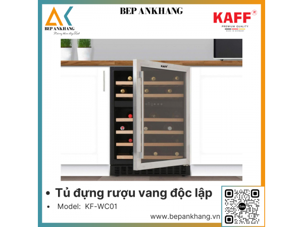 TỦ MÁT RƯỢU ĐỨNG ĐỘC LẬP KAFF KF-WC01 - Made in Germany